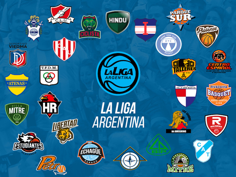 ¿Qué equipos forman la liga de baloncesto argentino?